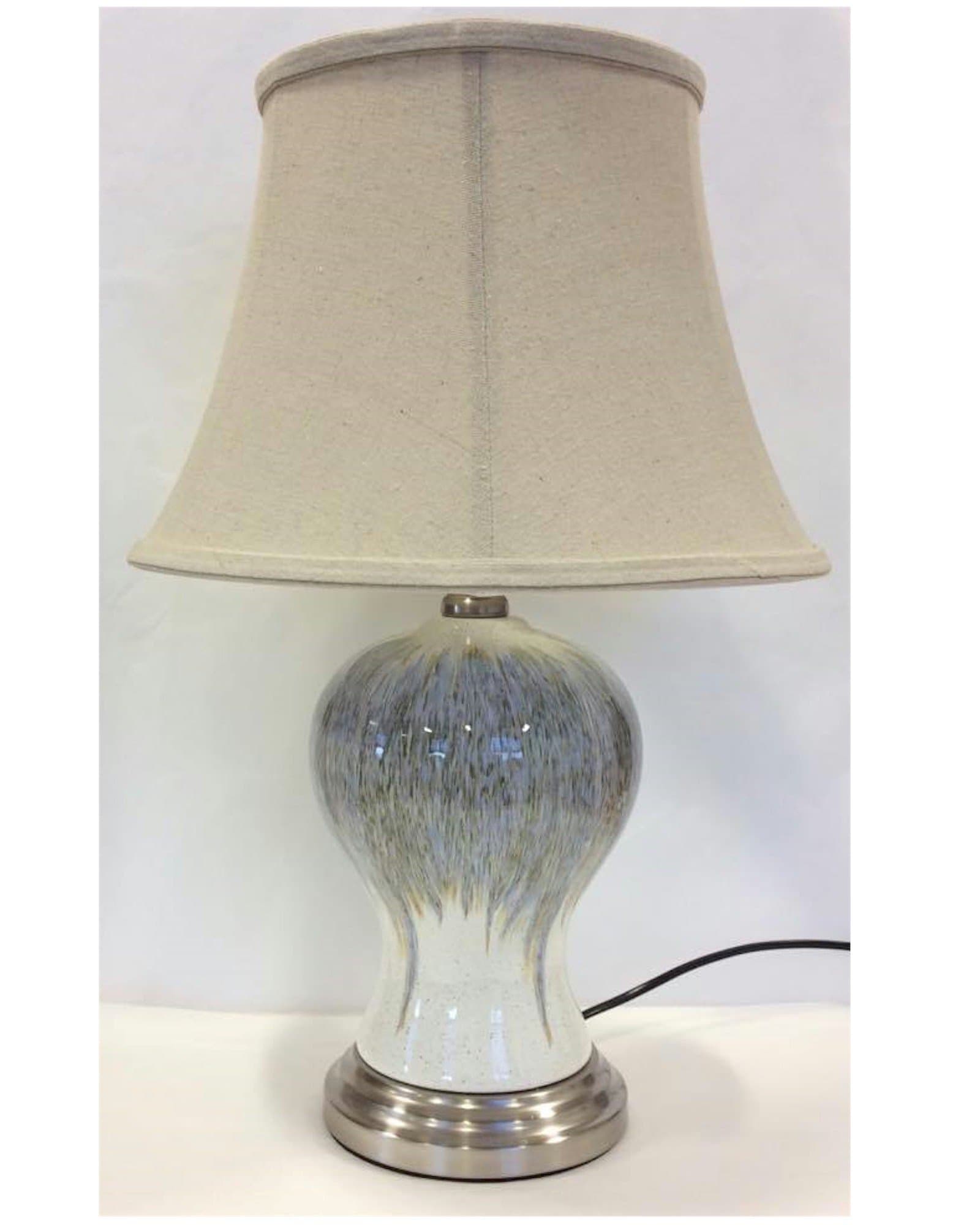 Ceramic White Oxford Table Lamp