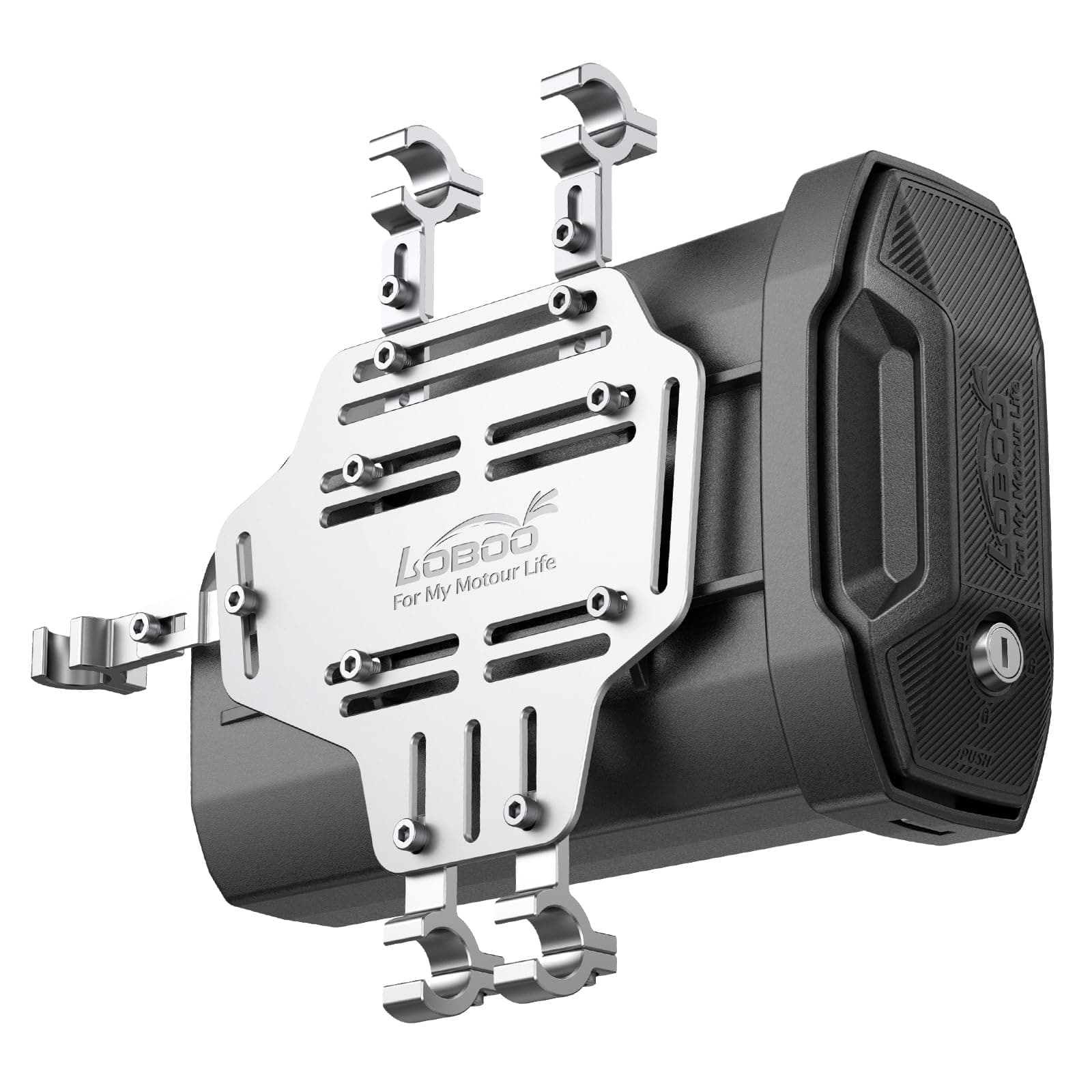 Loboo Motorcycle Tool Box, Waterproof, Compatible with PIKE TRACKER & TIBET Series, 3.5x6.9x10.7 Inches