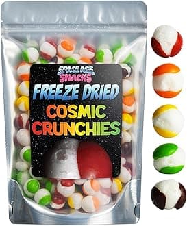 Premium Freeze Dried Candy - 8 Ounce Cosmic Crunchies Freeze Dried Candy - Space Age Snacks - Sweet Treat for All Ages