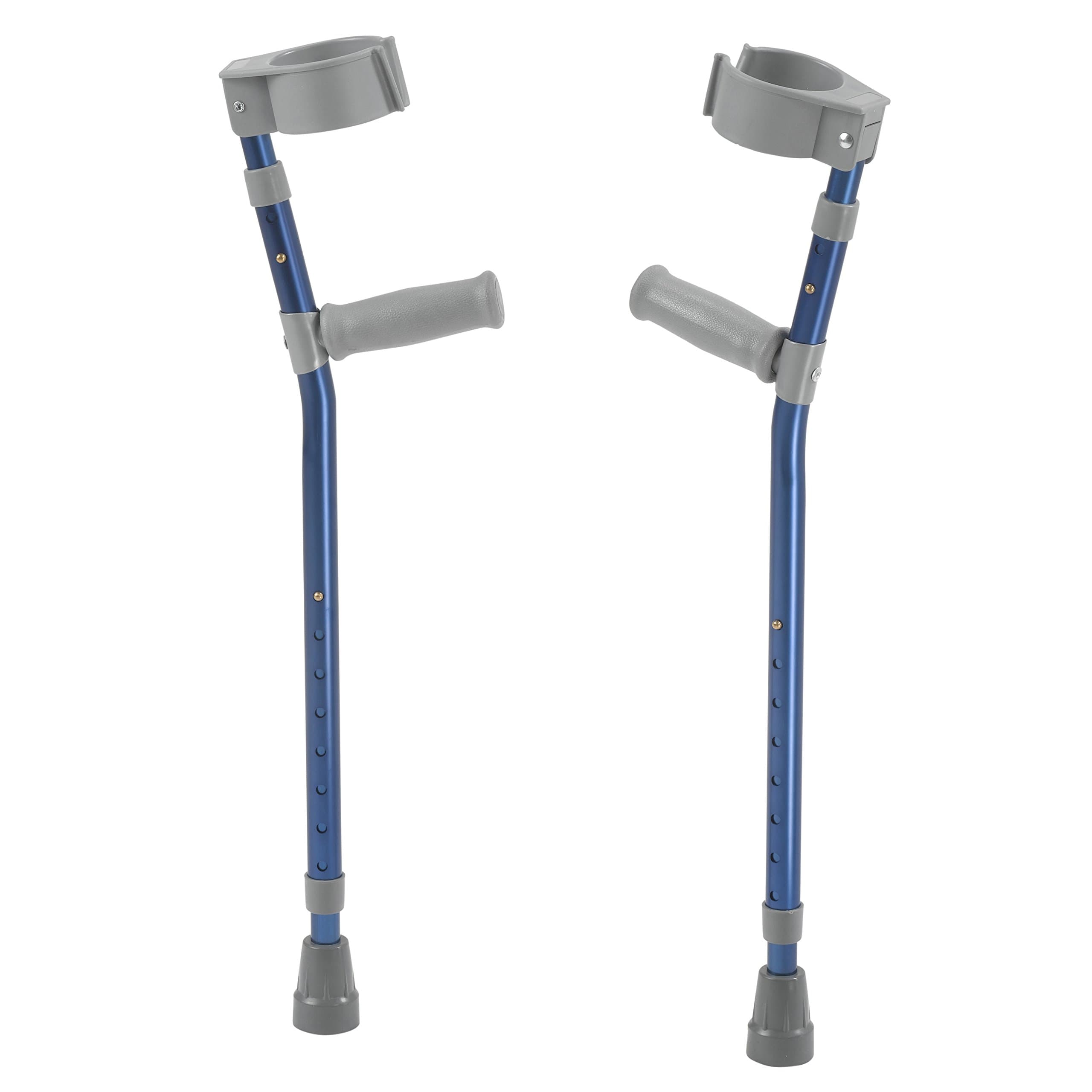 Pediatric Forearm Crutches, Knight Blue, Large
