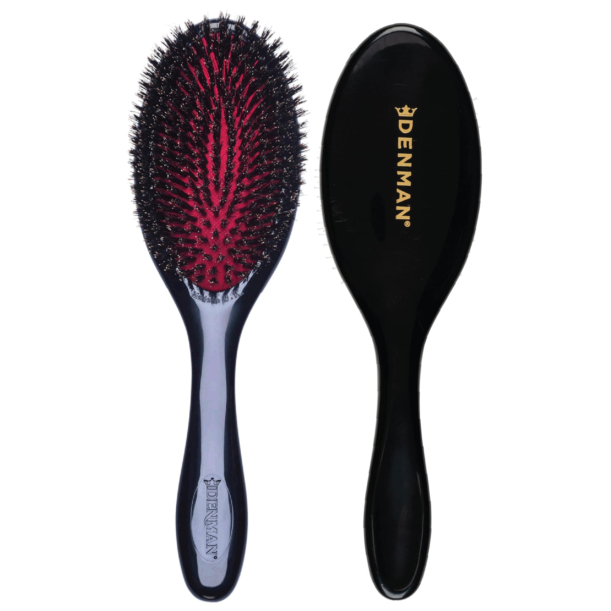 Natural Bristle Grooming Brush, Medium
