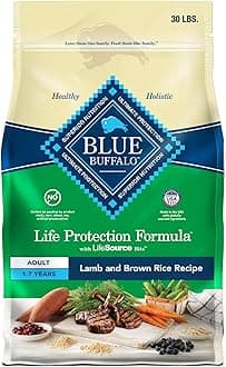 Life Protection Formula Adult Dry Dog Food, Helps Build and Maintain Strong Muscles, Made with Natural Ingredients, Lamb & Brown Rice Recipe, 30-lb. Bag