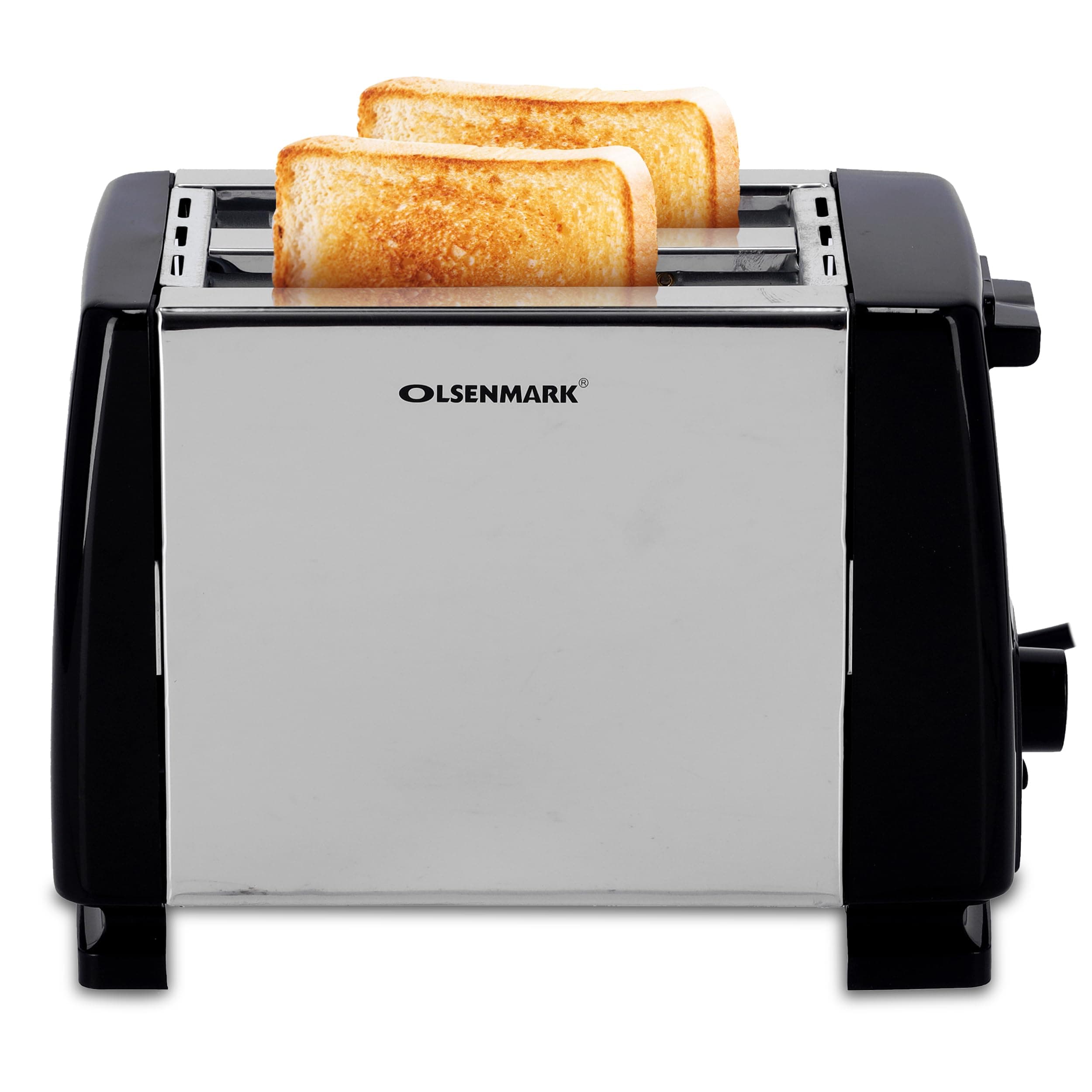 2 Slice Bread Toaster, Auto pop-up, Cancel ButtoN, OMBT2398, Removable Crumb Tray, One Touch Cancel Button
