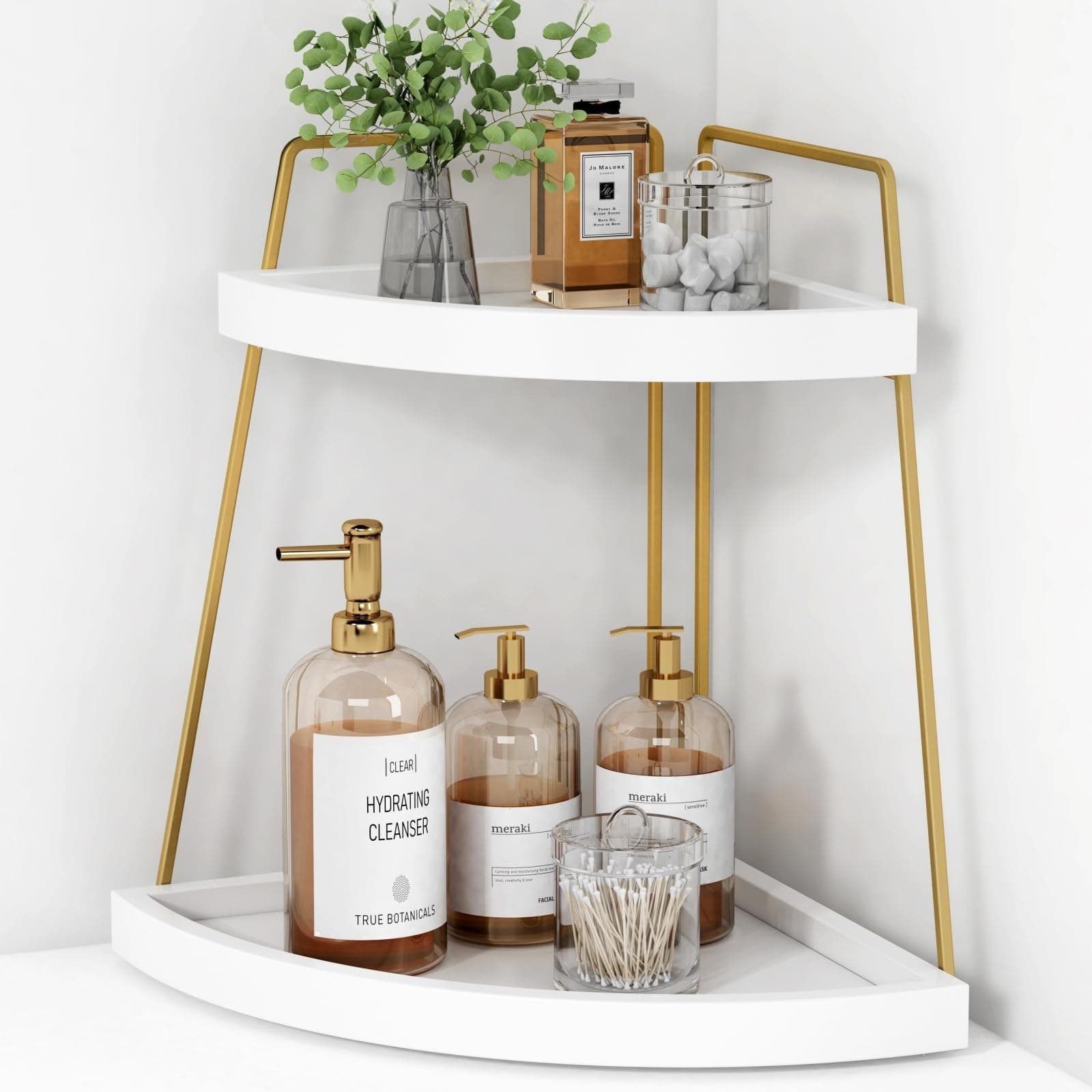Click Item @ Corner Bathroom Counter Organizer