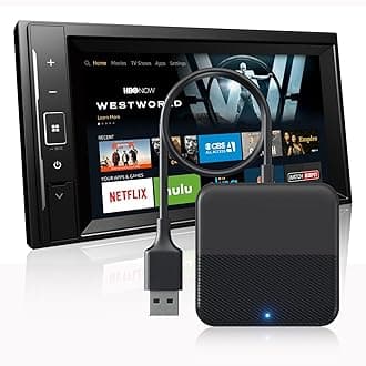 Car TV Mate, Carplay HDMI Adapter Converter for Fire TV Stick, Google, Set-top Box, Screen Thrower, Game Consoles,HDMI Multimedia Adapter for Cars with Wired CarPlay from 2016,Plug & Play