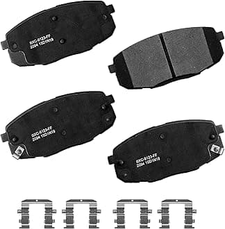 Bendix Premium SBC2094 Ceramic Front Brake Pads for Hyundai Creta 2017, Elantra GT 2020-2018, Kona 2021-2018, Kona 2023, Kia Forte 2023-2019, Forte5 2022-2020, Seltos 2023-2020, Soul 2019-2014