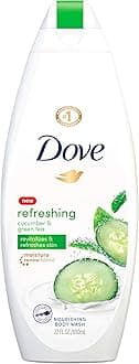 Dove Refreshing Body Wash Revitalizes and Refreshes Skin Cucumber and Green Tea Effectively Washes Away Bacteria While Nourishing Your Skin 22 oz