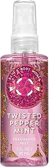 Bath and Body Works Twisted Peppermint Travel Size Fine Fragrance Mist 3 Fluid Ounce