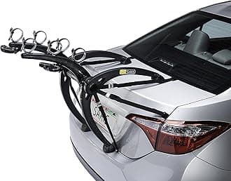 Saris Bones 3-Bike Trunk Rack Bicycle Carrier, Durable, Rust-Free, Anti-Sway Straps, Fits Most Vehicles, Made in USA, Arc-Based Design, 100% Recyclable Materials