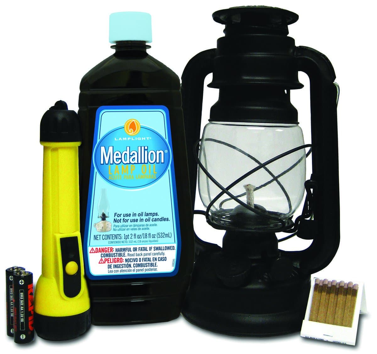 Lamplight 2108425 Emergency Lighting Kit, Black