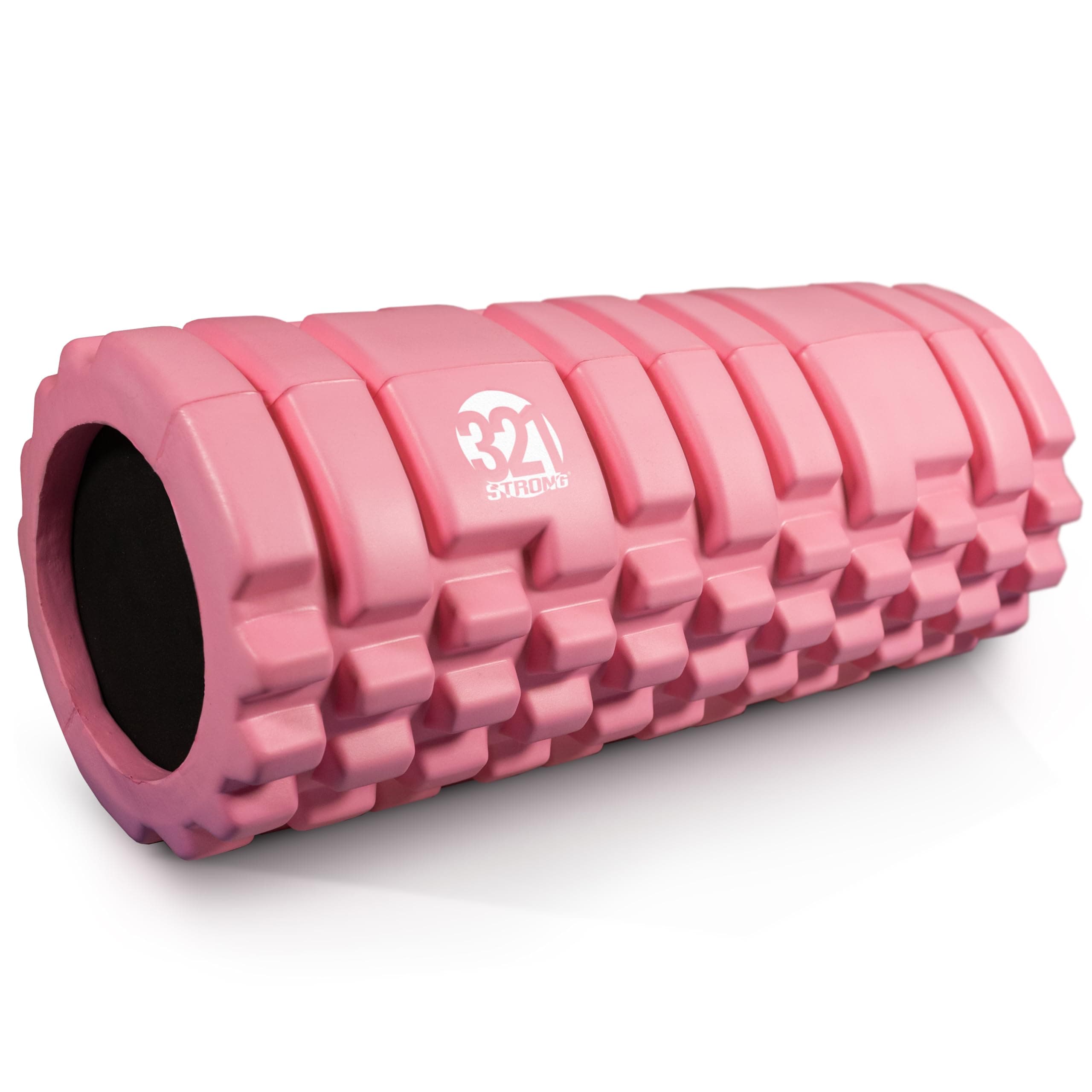 321 STRONG Foam Roller - Extra Firm High Density Deep Tissue Massager with Spinal Channel