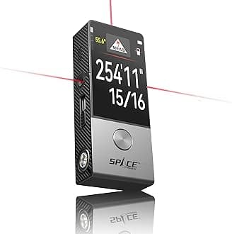 330 ft Smart Laser Tape Measure & Digital Ruler D9 PRO– IPS Touchscreen, App‑Sync, Visual Aligning Indicator, P2P, Live Angle Display Professional Measuring Tool