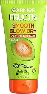 Garnier Fructis Style Smooth Blow Dry Anti-Frizz Cream, 5.1 fl. oz.