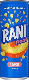 Rani Natural Peach Float Drink 240 ml (Pack of 24)