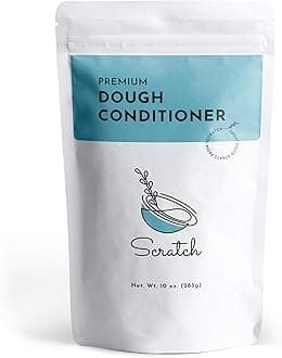 Scratch Premium Dough Conditioner - (10 oz) All Grain Bread Improver For Making Dough - Dough Enhancer for Bread to Improve Texture and Longer Lasting Bread