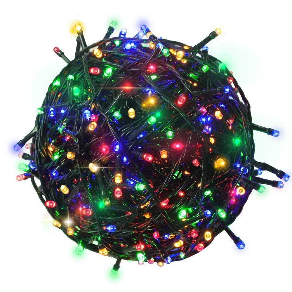Gesto Multicolor Led Serial String Lights – 8 Modes Changing Controller, Waterproof Fairy Lights for Home, Christmas, Deepawali & Diwali Decoration Lights for Balcony Outdoor – (45 Meter | Pack of 5)