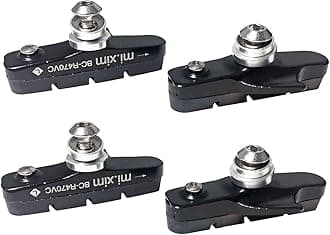 4PCS Premium Bike Brake Pads, Professional Mountain Bicycle V-Brake Pads, Bike Brake Blocks Kit