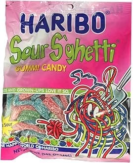 Sour S'ghetti Gummi Candy, 5 oz, (Pack of 2)