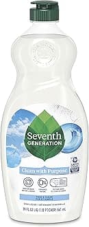 Seventh Generation, Dish Liquid, Free & Clear, 19 fl oz (561 ml)