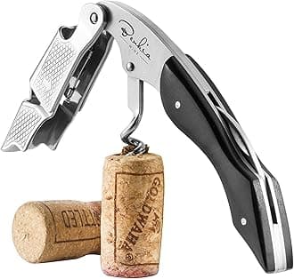 Benkia waiter's knife with wooden handle in black