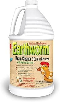 Earthworm Drain Cleaner - Drain Deodorizer - Natural and Family-Safe - 64 fl oz