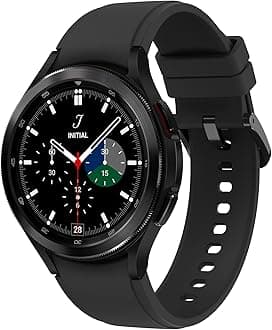 SamsungGalaxy Watch4 Classic 46mm 4G LTE Smart Watch, Rotating Bezel, Black (UK Version)