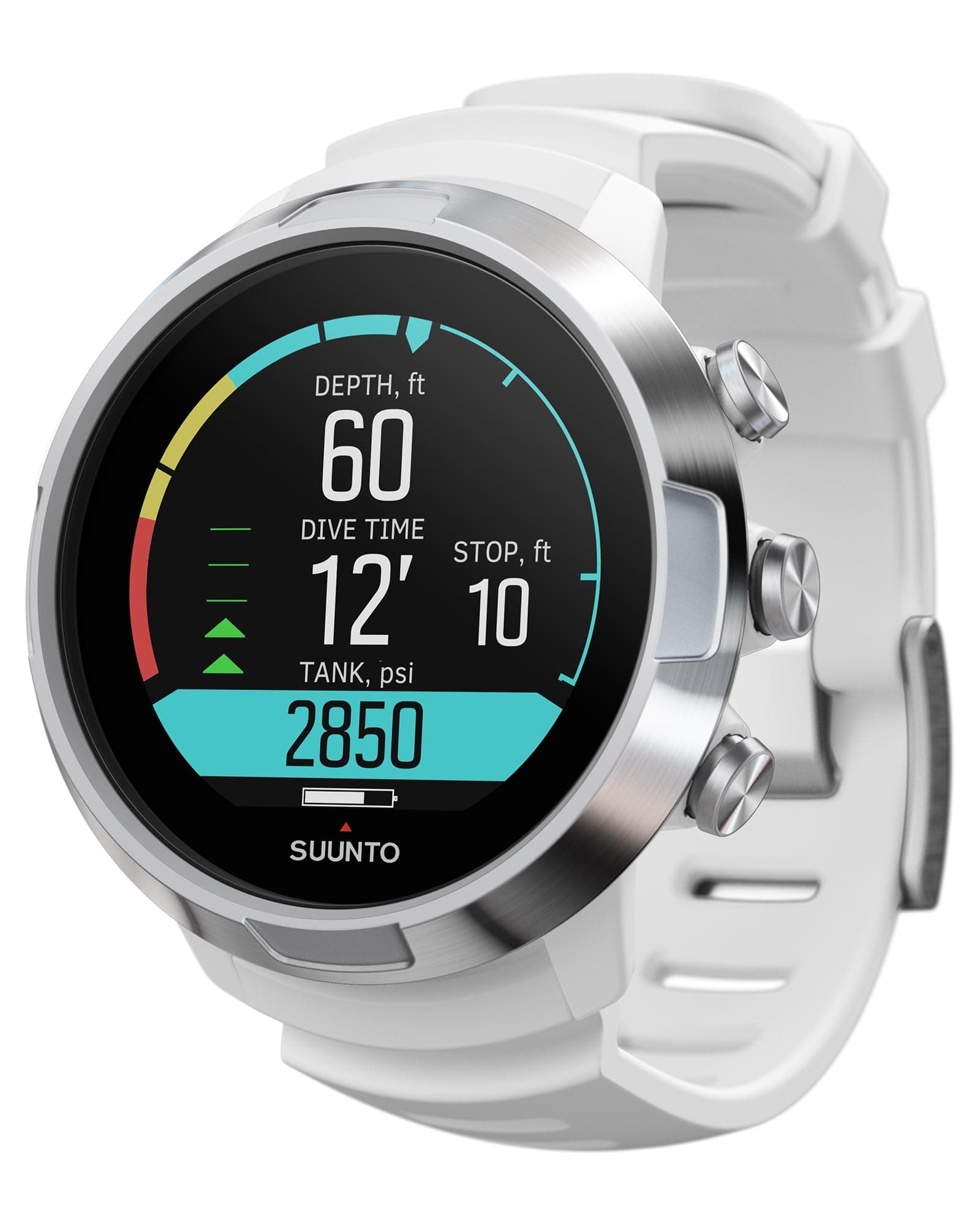 SUUNTO D5 Wrist Dive Computer W/USB Cable White