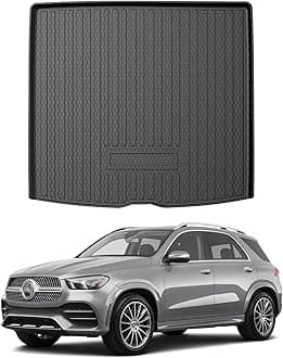 Mixsuper Custom Fit Cargo Liner for Mercedes-Benz GLE Class 2020-2026, All Weather Cargo Mat for Mercedes Benz GLE SUV 5 Passenger, Trunk Mat Anti-Slip Rear Trunk Liner Black