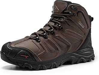 NORTIV 8 Men's Ankle High Waterproof Boots Hiking Boots Men Walking Boots Mens Backpacking Trekking&Hiking Footwear Armadillo