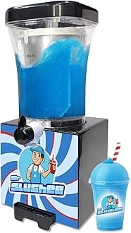 Home-use Slushie Machine, New and Improved Countertop Slushy Maker for Kitchen, 34 fl oz, Ice Cold Frozen Slush Drink, Slushy Cup, Turns Your Favorite Sodas into Slushies.