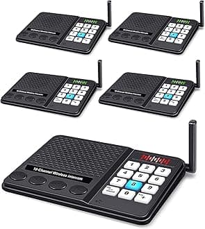 5 Pack Wireless Intercom