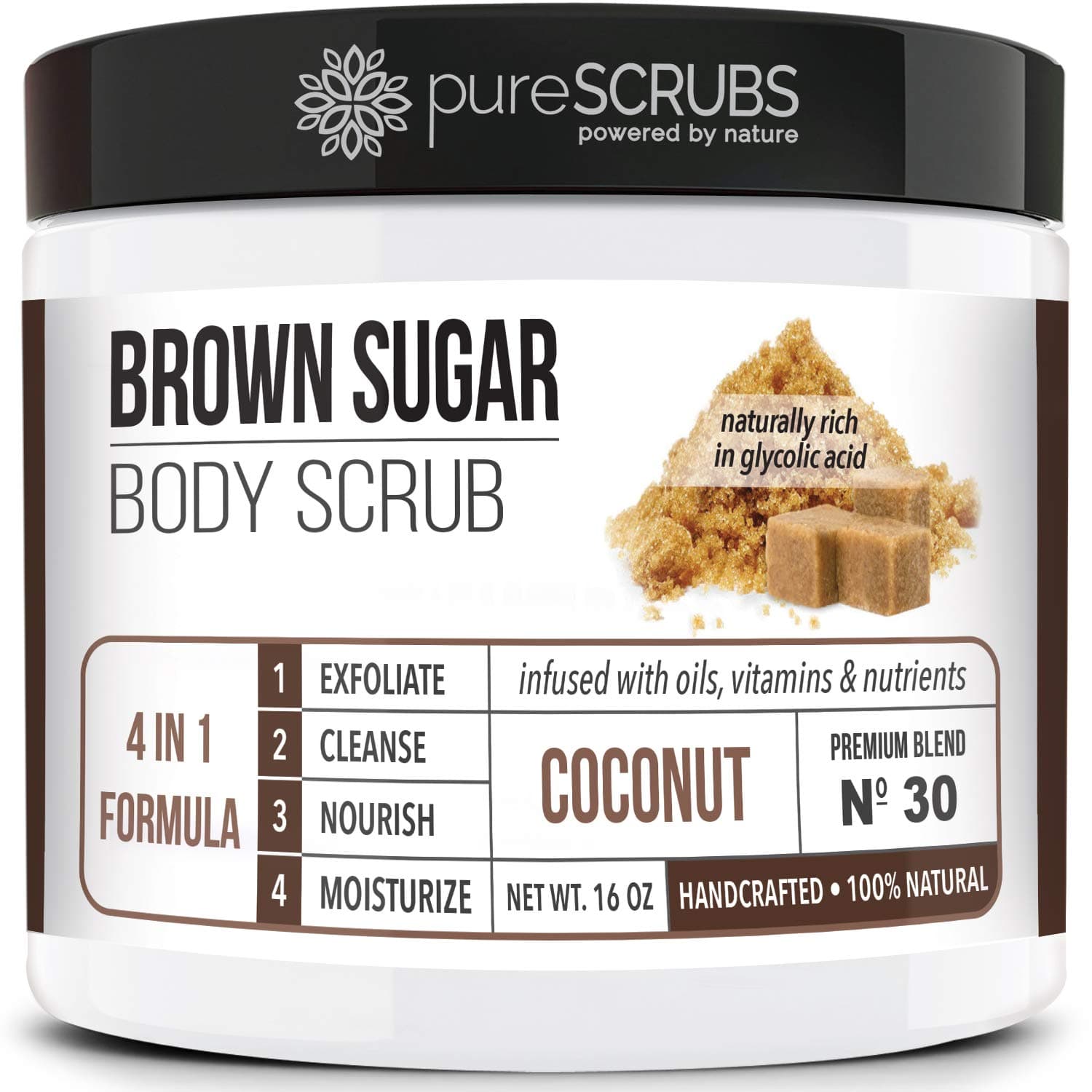 pureSCRUBS Coconut Brown Sugar Scrub