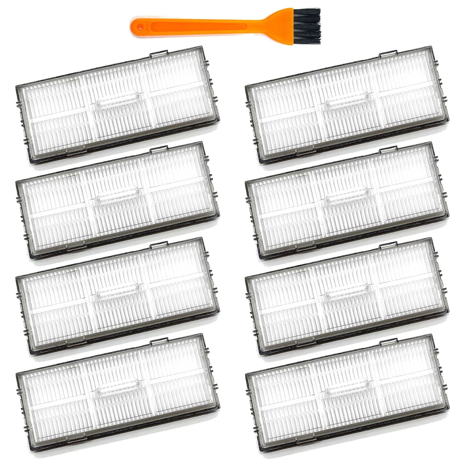 Filter Replacement for Roborock S7 S7+ S7 Max Ultra S8 Pro Ultra S8+ S8 S7MaxV S7 MaxV Plus T7S T7 plus T7S plus Robot Vacuum Cleaners,Hard Floor Washable Filters,8 Pack Filters