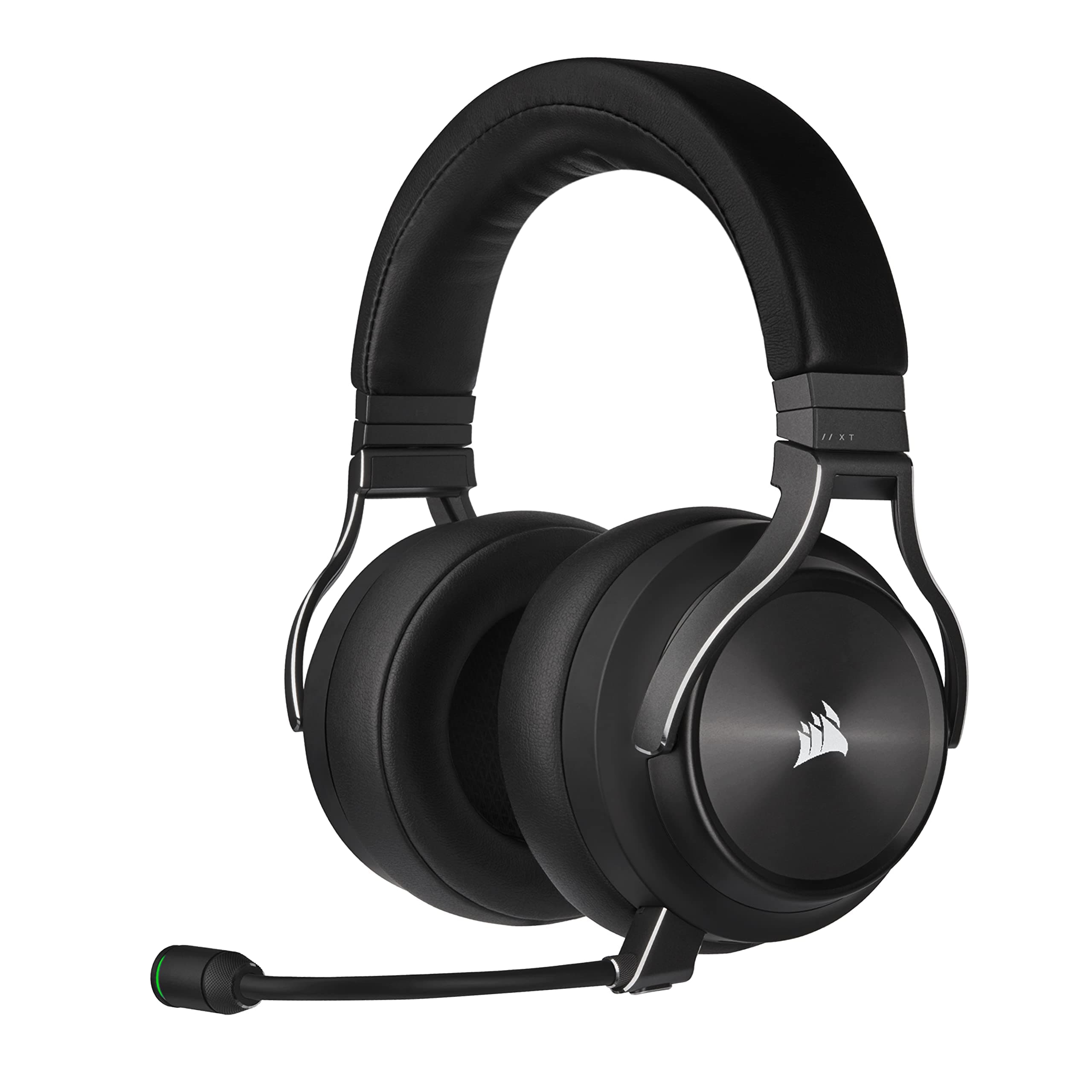 Corsair Virtuoso RGB Wireless XT Multiplatform Gaming Headset with Bluetooth - Dolby Atmos - Broadcast Quality Microphone - iCUE Compatible- PC, Mac, PS5, PS4, Nintendo Switch, Mobile - Black