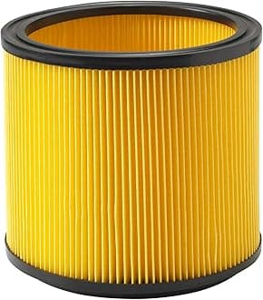 Vacmaster Disposable Cartridge Filter for 15-60L Wet and Dry Vacuum Cleaners VQ1530SFDC,VQ1220PFC,VQ1220SC,VK1620SWC、VBVB1223PF