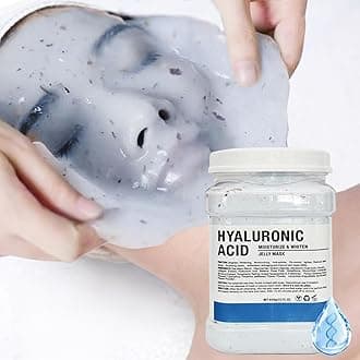 Jelly Mask for Facials Professional Natural Gel Face Masks, Hyaluronic acid Hydrating Rubber Mask Jar Face Mask SkinCare 23 Fl Oz (Hyaluronic Acid)