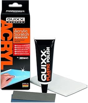 Quixx Xerapol Acrylic Scratch Remover (50g polish1 cloth2 sandpaper)