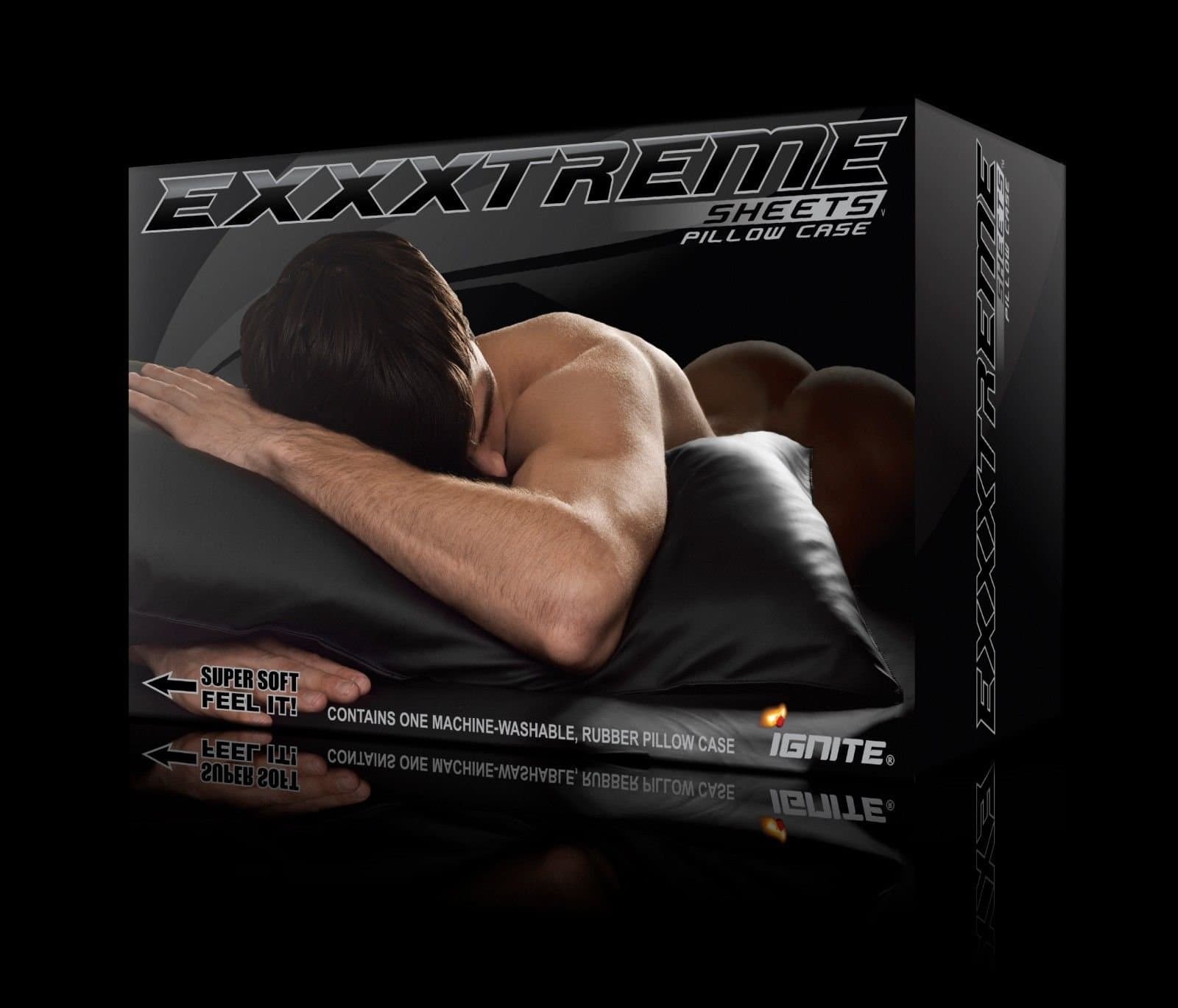 (Ship from USA) EXXXTREME SHEETS VERSATILE WATERPROOF RUBBER PILLOW CASE STANDARD KING SIZE .PACKNO-FWEGB41S-1GH9105