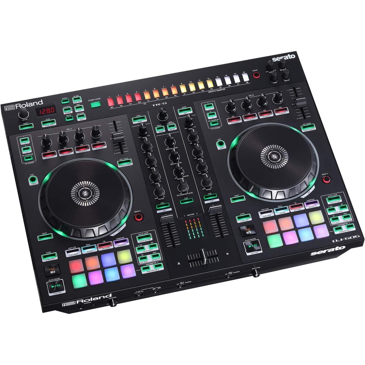 DJ-505 Two-Channel, Four-Deck Serato DJ Controller (DJ-505)