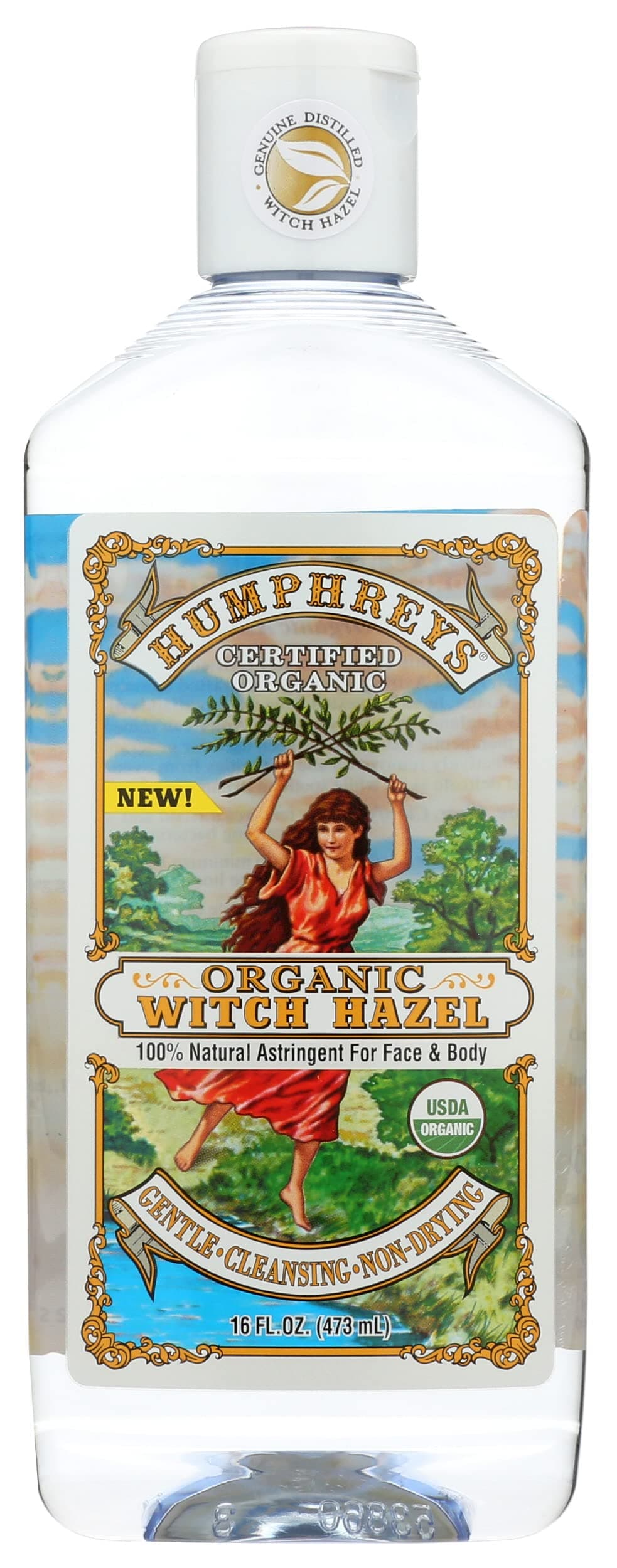 Humphreys, Witch Hazel Organic, 16 Ounce