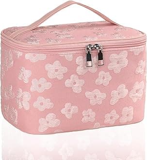 Cosmetic Storage Toiletry Bag, Large Capacity Makeup Bags Waterproof Multifunction Cosmetic Bag Make Up Organizer Storage Gift for Girls Women