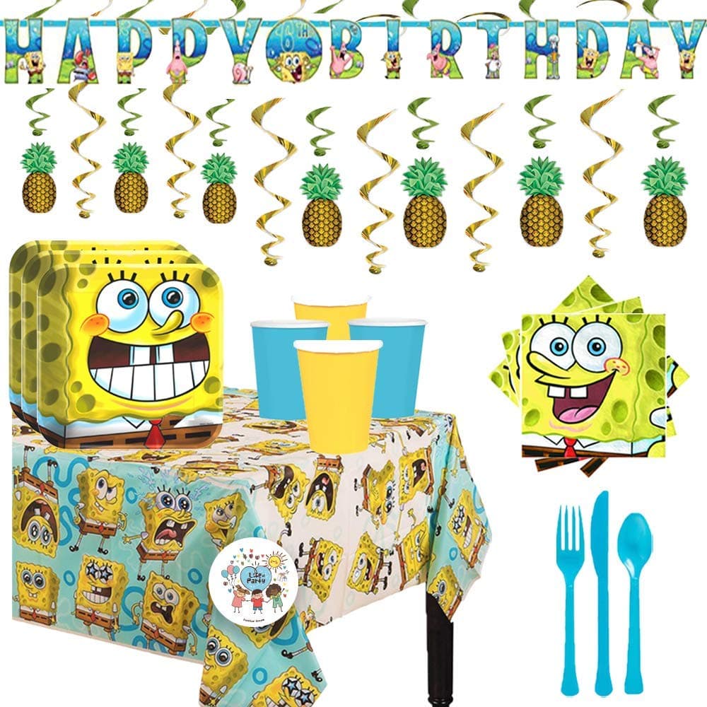 Shower Head 6-Setting - 6 Inch Handheld Rain Shower