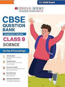 CBSE Question Bank Chapterwise and Topicwise SOLVED PAPERS_Class 9_Science_For Exam 2024-25