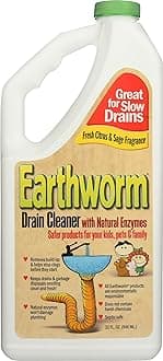 EARTHWORM Drain Cleaner, 32 FZ