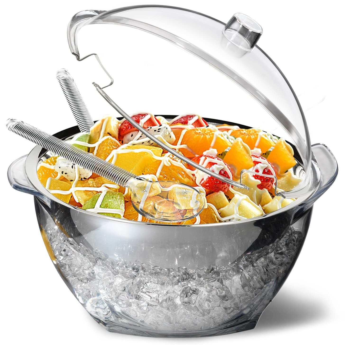 Large Iced Salad Bowl