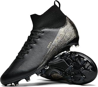 Soccer Cleats for Mens Womens Indoor Soccer Shoes Unisex Baseball Turf Shoes Youth Rugby Shoes Adult AG FG TF Football Boots Wide Training Sneaker