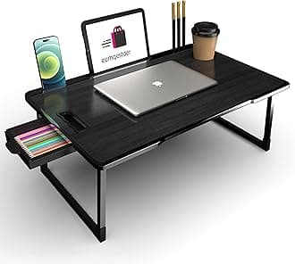 TORT Office Table for Home/Writing Desk for Office/Folding Table for School/Folding Study Table/Work from Home - MultipurposeTable->(Black COTTED)