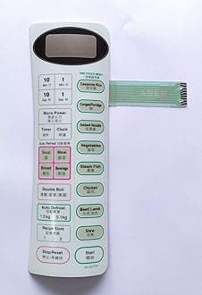 Microwave Oven Membrane Keypad ABLE Model No : NN-S557 WF