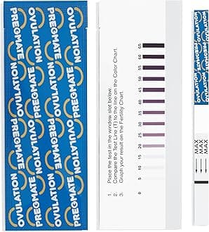 Ovulation Test Strips with Numerical LH Result (100 Count)