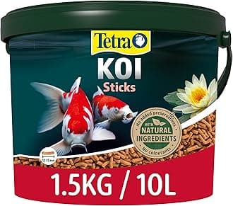 Tetra Koi Pond Fish Food Sticks 1.5kg - biologically balanced for koi fish
